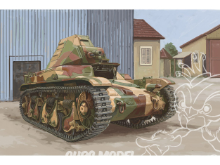 Hobby Boss maquette militaire 83894 R35 français équipé d'un char à tourelle FCM 1/35