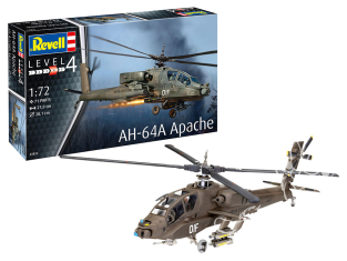 Revell maquette helicoptere 03824 AH-64A Apache 1/72