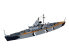 revell maquette bateau 05668 Premier ensemble de diorama Bataille du Bismarck inclus colle et peinture 1/1200