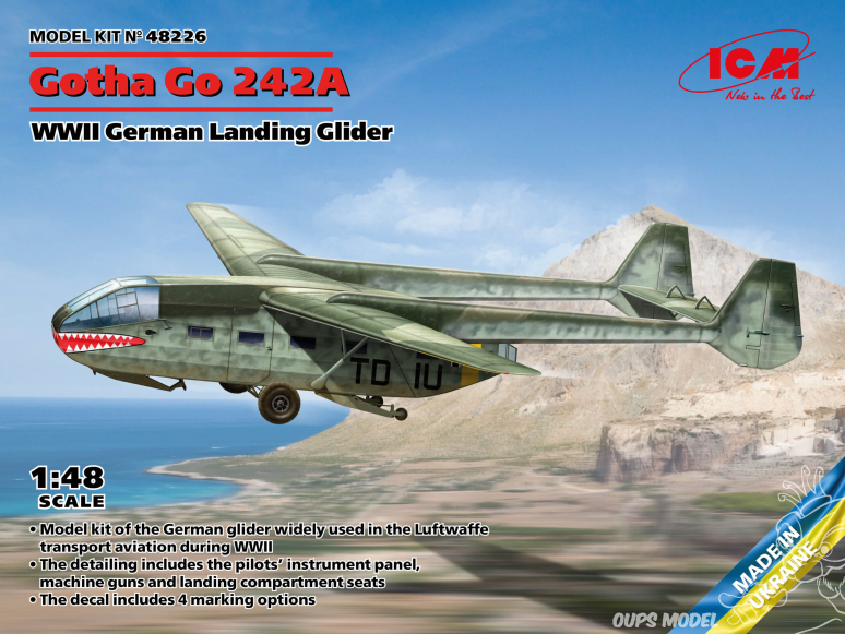Icm maquette avion 48226 Planeur Gotha Go 242A 1/48