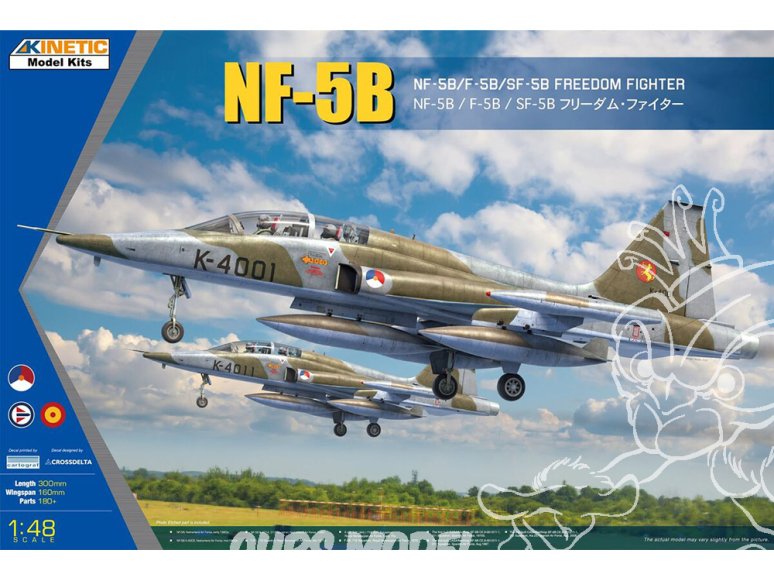 Kinetic maquette avion K48117 F-5B Freedom Fighter II 1/48