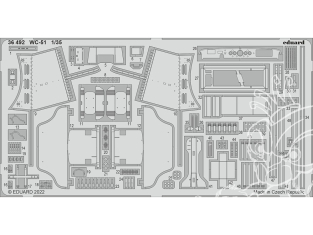 Eduard photodecoupe militaire 36492 Amélioration WC-51 Zvezda 1/35