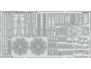 Eduard photodecoupe avion 72726 Extérieur B-26B/C Marauder Hasegawa / Hobby 2000 1/72