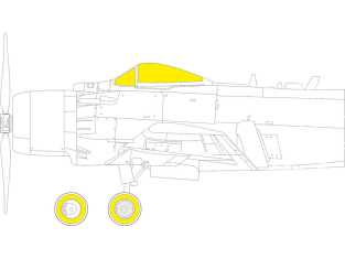 Eduard Express Mask CX635 A-1H Hasegawa / Hobby 2000 1/72