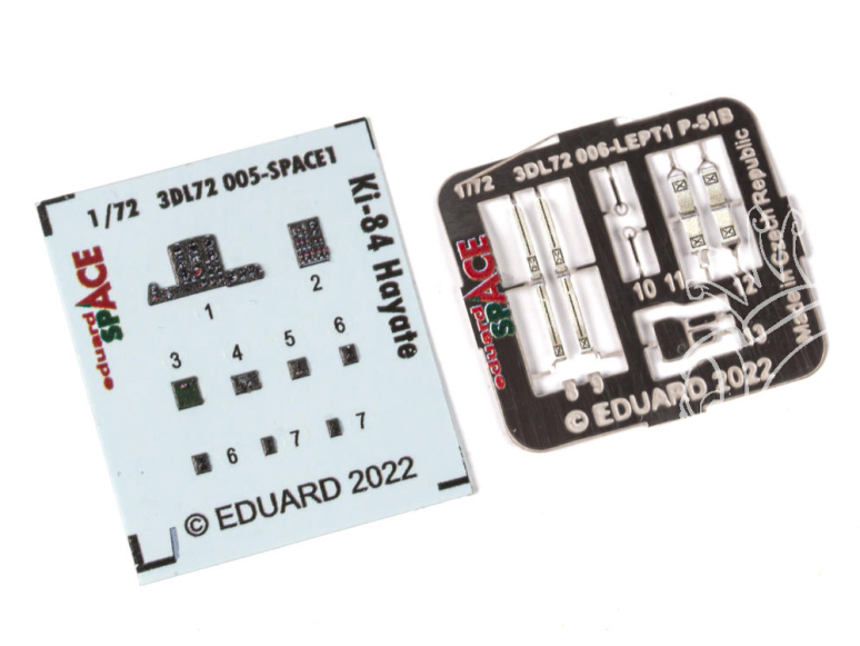 Eduard Space décalques 3D 3DL72005 Ki-84 Hayate Arma Hobby 1/72