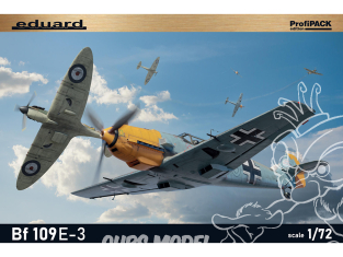 EDUARD maquette avion 7032 Messerschmitt Bf 109E-3 ProfiPack Edition 1/72