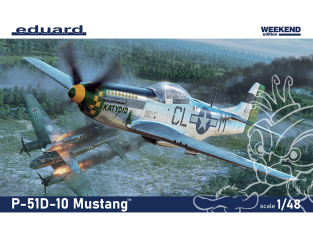EDUARD maquette avion 84184 P-51D-10 Mustang WeekEnd Edition 1/48