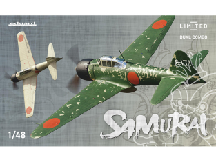 EDUARD maquette avion 11168 Samurai - A6M3 Zero Edition Limitée Dual Combo 1/48