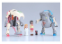 HASEGAWA maquette avion 64796 MechatroWeGo No.18 Warm et Cool Shinonome Laboratory autocollant bonus 1/35