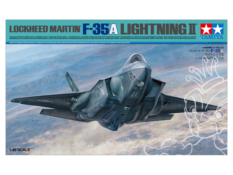 TAMIYA maquette avion 61124 F-35A Lightning II 1/48