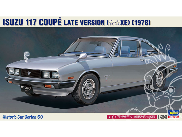 HASEGAWA maquette voiture 21150 Isuzu 117 coupé modèle tardif (☆☆XE) 1/24