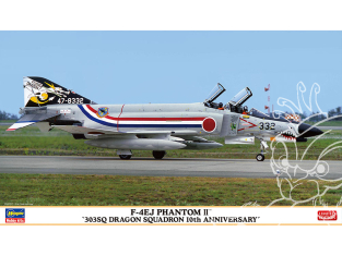 Hasegawa maquette avion 02405 F-4EJ Phantom II "303SQ Dragon Squadron 10th Anniversary" 1/72
