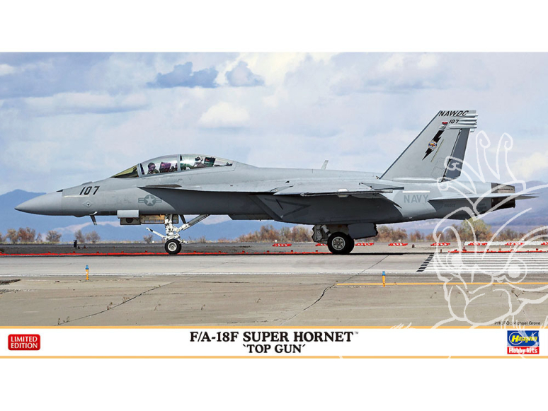 Hasegawa maquette avion 02404 F/A-18F Super Hornet "Top Gun" 1/72