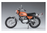 Hasegawa maquette moto 52329 Yamaha Trail DT250 Orange mandarine 1/10