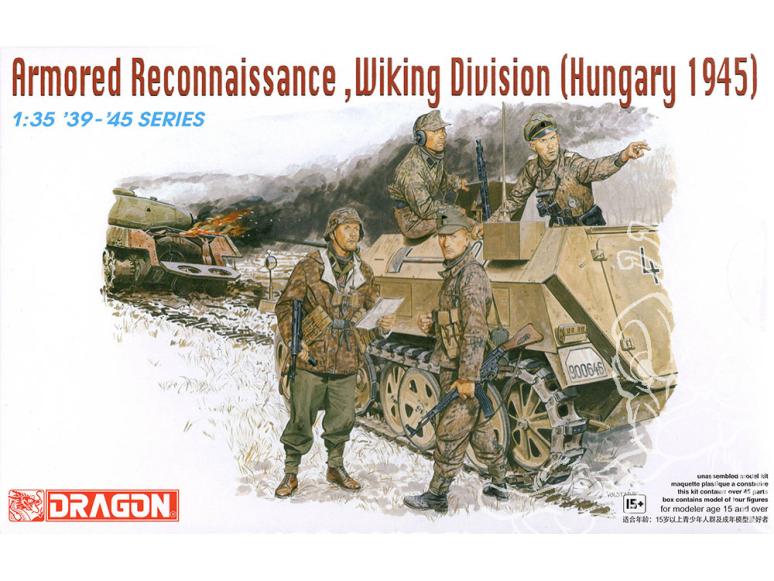 Dragon maquette militaire 6131 Division Wiking de reconnaissance blindée (Hongrie 1945) 1/35