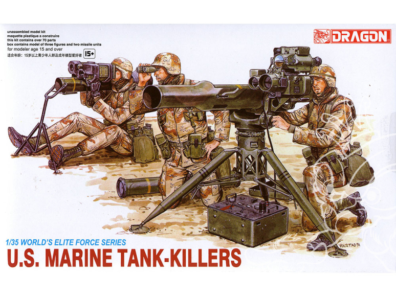 DRAGON maquette militaire 3012 U.S. Marines Tueurs de char 1/35