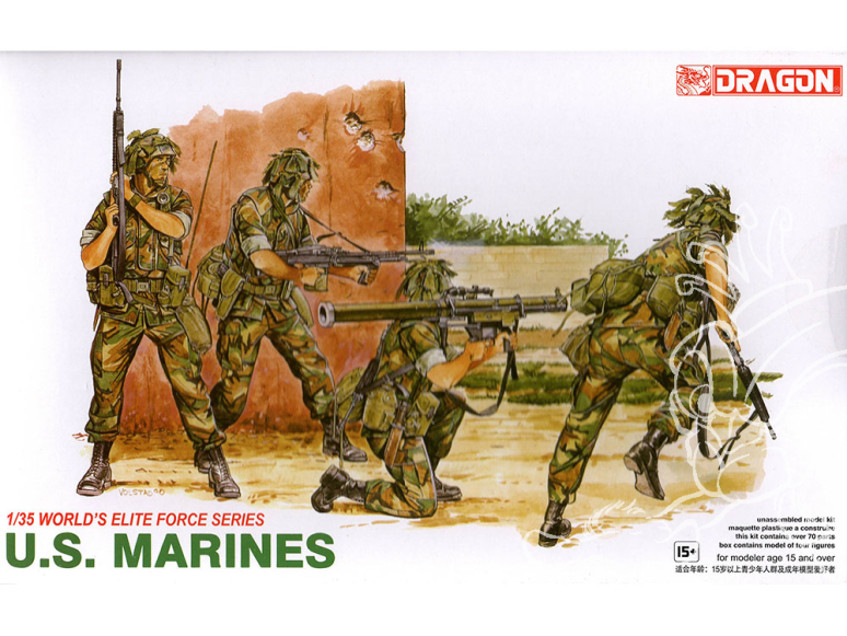 dragon maquette militaire 3007 US Marines 1/35