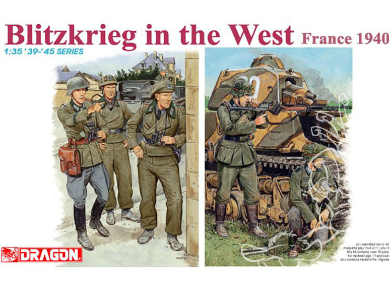 Dragon maquette militaire 6347 Blitzkrieg dans l'Ouest (France 1940) 1/35