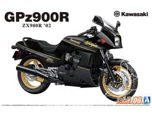 Aoshima maquette moto 63125 Kawasaki ZX900R GPz900R Ninja 2002 1/12