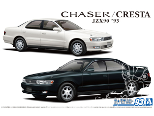 Aoshima maquette voiture 61732 Toyota JZX90 Chaser / Cresta 1993 1/24