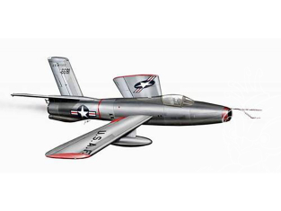 Planet Model PLT129 Republic XF-91 Thunderceptor full resine kit 1/72