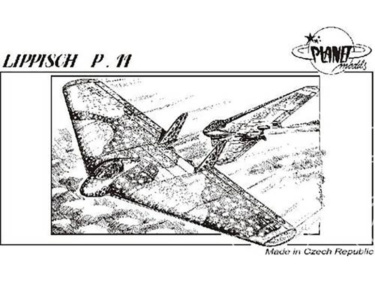 Planet Model PLT067 Lippisch P.11 full resine kit 1/72