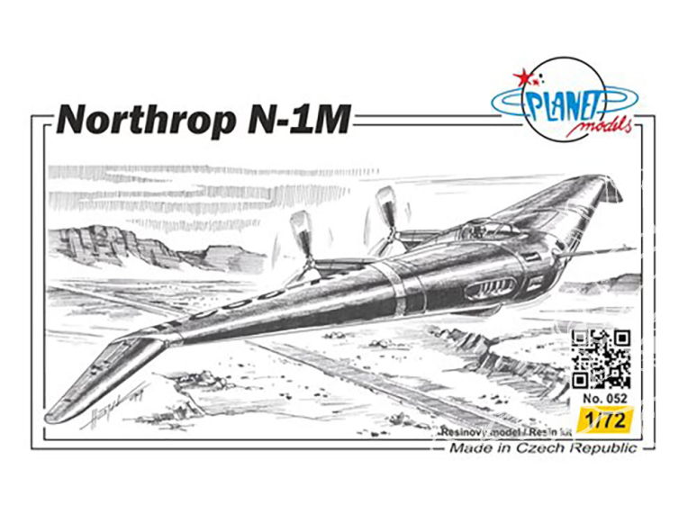 Planet Model PLT052 Northrop N-1M full resine kit 1/72