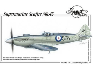 Planet Model PLT134 Supermarine Seafire Mk.45 full resine kit 1/48