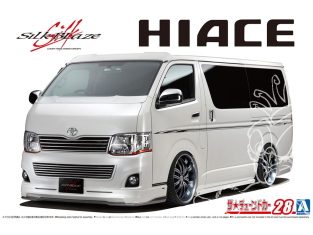 Aoshima maquette voiture 63354 Toyota Hiace TRH200V SilkBlaze Version III 2010 1/24