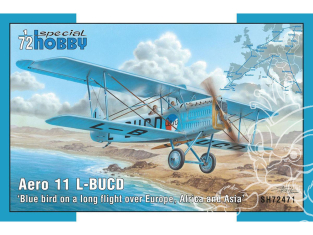 Special Hobby maquette avion 72471 Oiseau bleu vol au-dessus de l'Europe, de l'Afrique et de l'Asie Aero Ab-11 L-BUCD 1/72