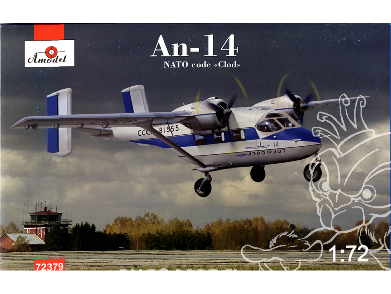 Amodel maquettes avion 72379 Antonov An-14 NATO Code Clod 1/72