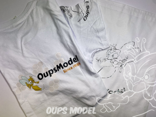Oupsmodel T-Shirt Blanc Original taille L