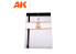 AK interactive ak6575 FEUILLE DE STYRÈNE 0,7 mm d&#039;épaisseur x 245 x 195 mm 2 unités