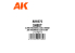 AK interactive ak6575 FEUILLE DE STYRÈNE 0,7 mm d&#039;épaisseur x 245 x 195 mm 2 unités