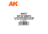 AK interactive ak6572 FEUILLE DE STYRÈNE 0,3, 0,5 et 0,7 mm d&#039;épaisseur x 245 x 195 mm 3 unités