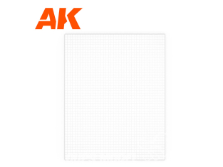 AK interactive ak6579 Brique Pavement Carrée Grande 5 MM / .196 Feuille 245 x 195mm / 9.64 x 7.68 FEUILLE DE STYRÈNE TEXTURÉE