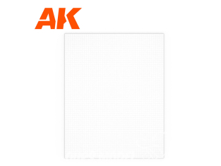 AK interactive ak6580 Brique Pavement Carrée Petite 4 MM / .156 Feuille 245 x 195mm / 9.64 x 7.68 “ FEUILLE DE STYRÈNE TEXTURÉE