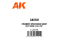 AK interactive ak6581 Pavement Spike Brick Sheet 245 x 195mm / 9.64 x 7.68 FEUILLE DE STYRÈNE TEXTURÉE
