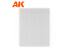 AK interactive ak6584 Feuille d&#039;Eau Transparente Eau Courante 245 x 195mm / 9.64 x 7.68″ FEUILLE ACRYLIQUE TEXTURÉE 1 Unité