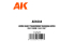 AK interactive ak6584 Feuille d&#039;Eau Transparente Eau Courante 245 x 195mm / 9.64 x 7.68″ FEUILLE ACRYLIQUE TEXTURÉE 1 Unité