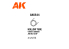 AK interactive ak6544 Tube creux diamètre 4.00 x 350mm TUBE CREUX STYRENE (4 unités)