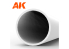 AK interactive ak6546 Tube creux diamètre 6.00 x 350mm TUBE CREUX STYRENE (3 unités)