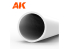 AK interactive ak6545 Tube creux diamètre 5.00 x 350mm TUBE CREUX STYRENE (4 unités)