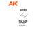 AK interactive ak6554 Demi rond 4.00 x 350mm DEMI ROND STYRENE 3 unités