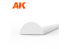 AK interactive ak6554 Demi rond 4.00 x 350mm DEMI ROND STYRENE 3 unités