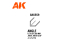 AK interactive ak6559 Angle 1.50 x 1.50 x 350mm STYRENE ANGLE 4 unités