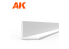 AK interactive ak6561 Angle 3.0 x 3.0 x 350mm STYRENE ANGLE 4 unités