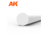 AK interactive ak6541 Tige ronde 3.00 diamètre x 350mm Rond STYRENE 4 unités