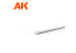 AK interactive ak6536 Tige ronde 0.50 diamètre x 350mm Rond STYRENE 10 unités