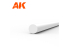 AK interactive ak6539 Tige ronde 1.50 diamètre x 350mm Rond STYRENE 8 unités